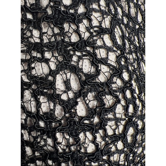 Alex Evenings Lace Shimmer Cap Sleeve Belted Peplum Top Size XL NWT - Picture 10 of 11